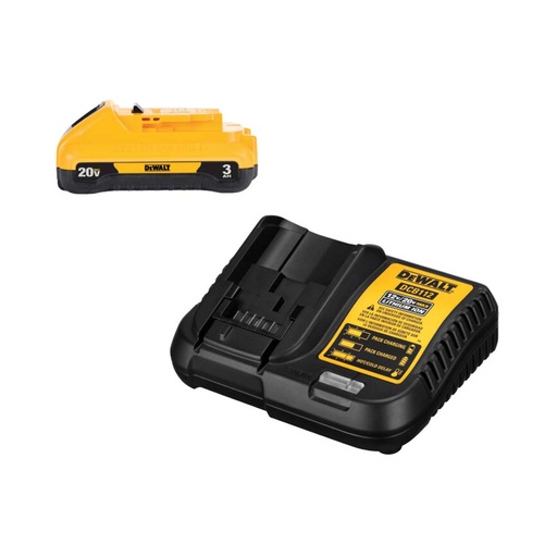 [16747] BATERIA 20V 3AH + CARGADOR DEWALT (STARTER KIT) (DCB230C)