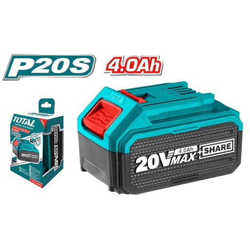 [14767] BATERIA 20V 4,0AH INDUSTRIAL ION LITHIUM TOTAL (TFBLI2002)