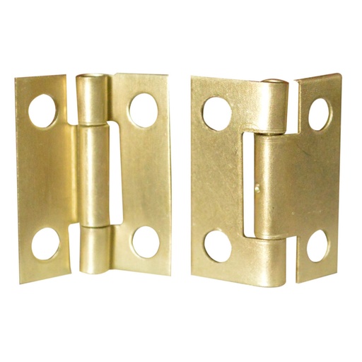 [8389] BISAGRA COMUN DORADA INDUMA 3/4 C.24( CAJITA X 36 PAR) (T1103-0001)
