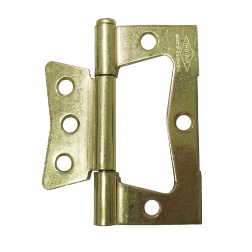 [21004] BISAGRA OMEGA INDUMA 3" CAL 14 LATONADA X 12 PARES (T1107-0037)