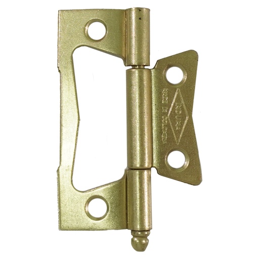 [21005] BISAGRA OMEGUITA INDUMA 2" LATONADA X 12 PARES (T1107-0009)