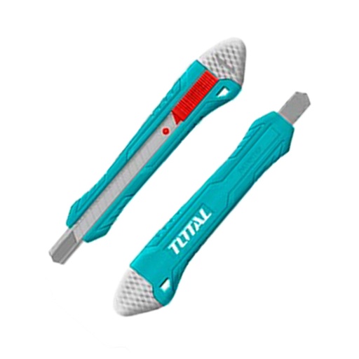 [15532] BISTURI 9 X 80 MM MANGO CAUCHO CON AUTO BLOQUEO Y PULSADOR PLANO TOTAL (THT5110916)