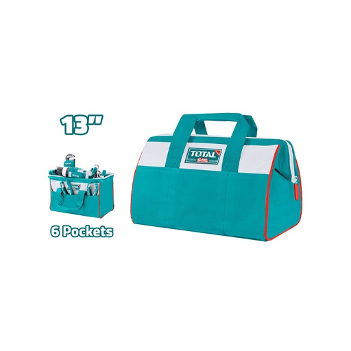[16563] BOLSO DE HERRAMIENTAS 13 CAPACIDAD MAXIMA 12KG SUPER SELECT TOTAL (THT261325)