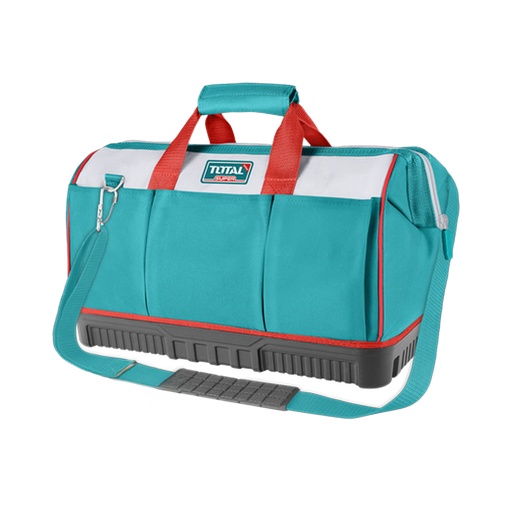 [21021] BOLSO DE HERRAMIENTAS 16 REFORZADO INDUSTRIAL CAPACIDAD MAXIMA 20KG SUPER TOTAL (THT16163)