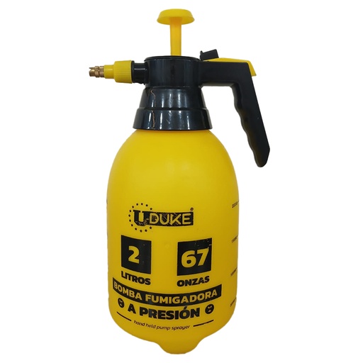 [13045] BOMBA FUMIGADORA JARDINERA UDUKE AMARILLA CAP-2 LTS (HT90325)