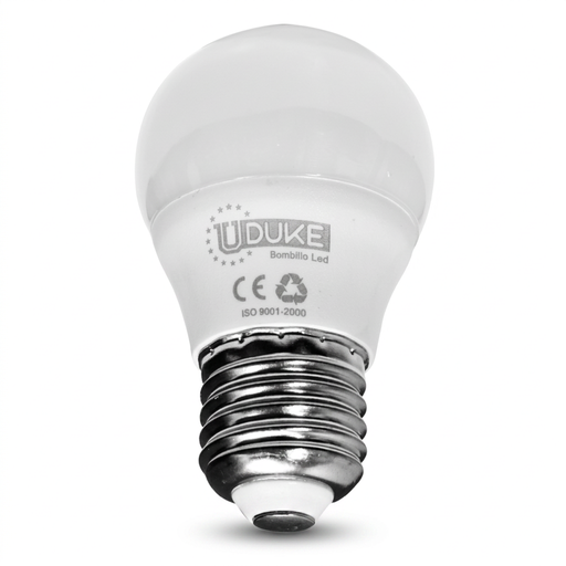 [9259] BOMBILLO LED 3W UDUKE LUZ DIA E27 MULTIVOLTAGE (NEVERA) (6500K) (A50) (HT80394)