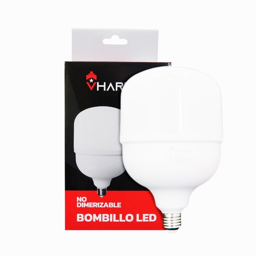 [19966] BOMBILLO LED 45W VHARBOR LUZ DIA E27 (6500K)(T140)(HT2241)