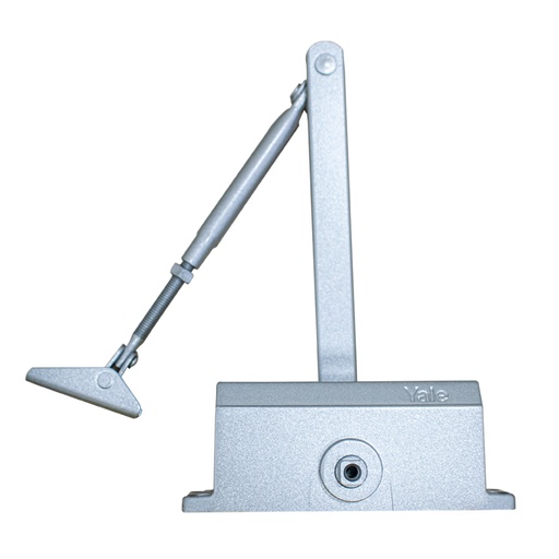 [M0867] BRAZO CIERRA PUERTA YALE 45KG  1 (1002) PLATA (7018)