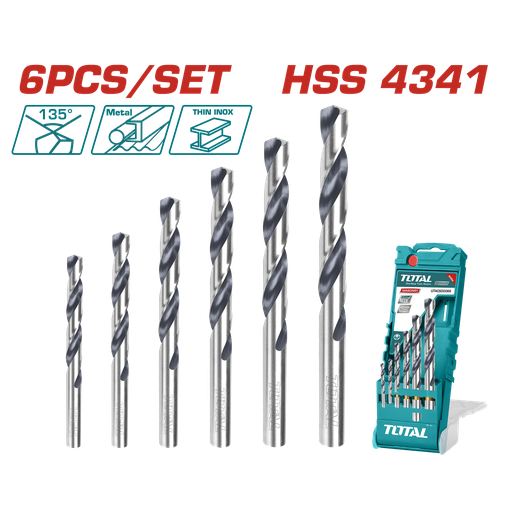 [21041] BROCA LAMINA JUEGO X 6 PZS INDUSTRIAL SUPER TOTAL (UTACSD0066)