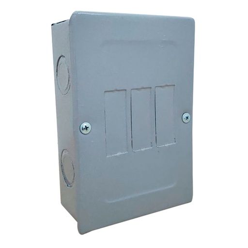 [278] CAJA BREAKER METALICA 3 CIRCUITOS (X105)