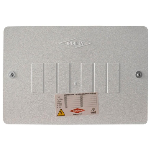 [10287] CAJA BREAKER METALICA 6 CIRCUITOS CERTIFICADA INDUMA (T1205-0004)