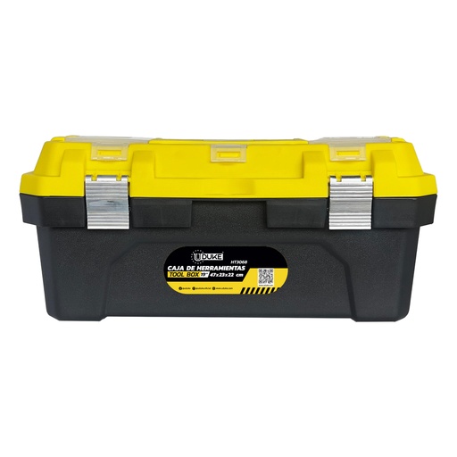 [20734] CAJA HERRAMIENTA 19" PLASTICA CIERRE METALICO (47X23X22 CM) UDUKE (HT3069)