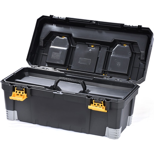 [20429] CAJA HERRAMIENTA 23 CON BANDEJA ORGANIZADORA NEGRO-AMARILLO RIMAX (13629)