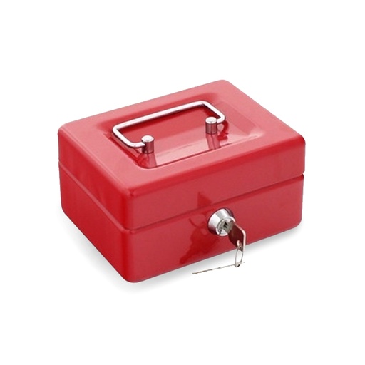[3107] CAJA MENOR METAL TRADICIONAL MINI 152X115X80MM (HT20264)(KCB-603)