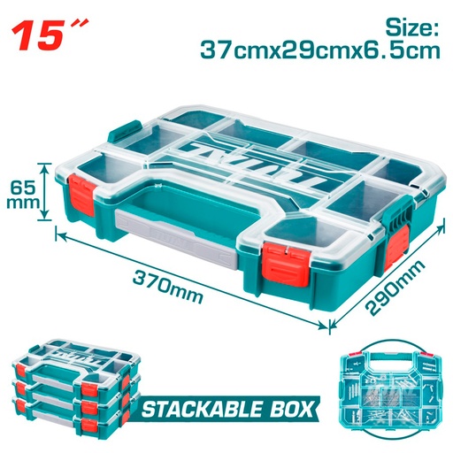 [20570] CAJA ORGANIZADORA 15"  SUPER TOTAL (TPBX1151)