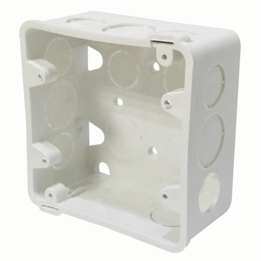 [7600] CAJA PLASTICA 4X4 BLANCA INDUMA CERTIFICADA (X408)(T1202-0029)