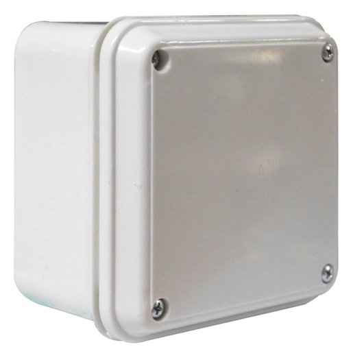 [8723] CAJA PLASTICA FINA PROFUNDA  CON TAPA INDUMA PARA CAMARAS (10X10X7) (CERTIFICADA)(T1203-0005)