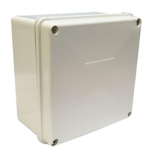 [8723A] CAJA PLASTICA FINA PROFUNDA 10X10 CON TAPA PARA CAMARAS R/G (CERTIFICADA)