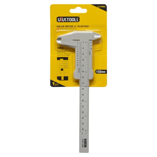 [8153] CALIBRADOR PIE DE REY PLASTICO UYUSTOOLS  (CLP06U)