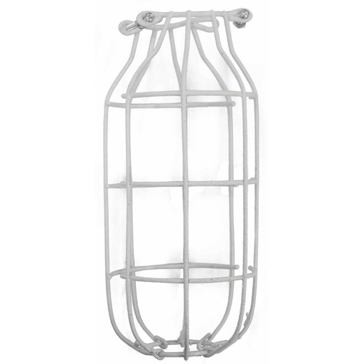 [12677] CANASTILLA PARA BOMBILLO BLANCA GRANDE