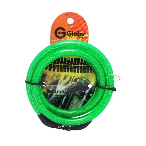 [10146A] CANDADO BICICLETA CLAVE 4 DIGITOS (AC-208V)