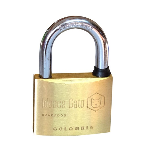 [6096] CANDADO GATO BRONCE 50