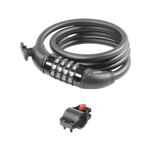 [20855] CANDADO MOTO CLAVE 10X1200MM SUPER TOTAL (TBK21012)