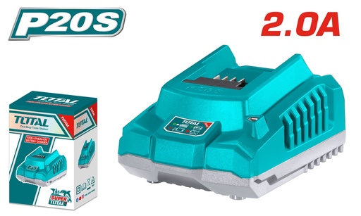 [14765] CARGADOR DE BATERIA 20V INDUSTRIAL INTELIGENTE TOTAL (UTFCLI2001)