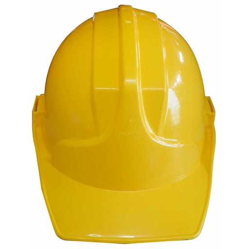 [12698] CASCO CONSTRUCCION  PROFESIONAL AMARILLO RACHET (CON NORMAS-DIELECTRICO