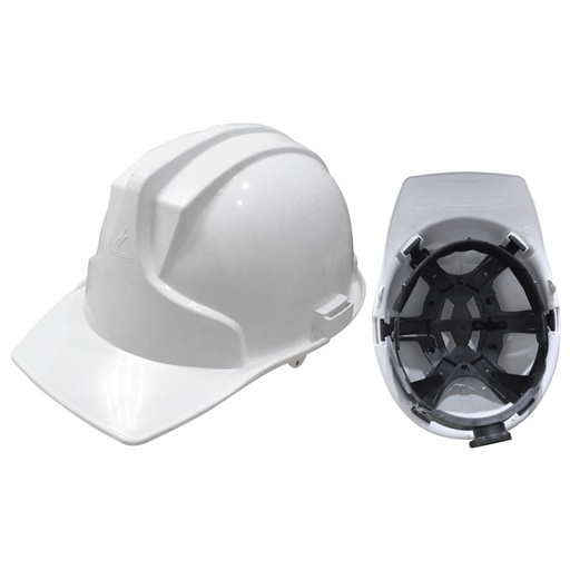 [10797] CASCO CONSTRUCCION  PROFESIONAL BLANCO RACHET (CON NORMAS-DIELECTRICO