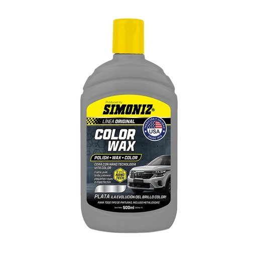 [20614] CERA COLOR WAX PLATA 500ML SIMONIZ (209161)