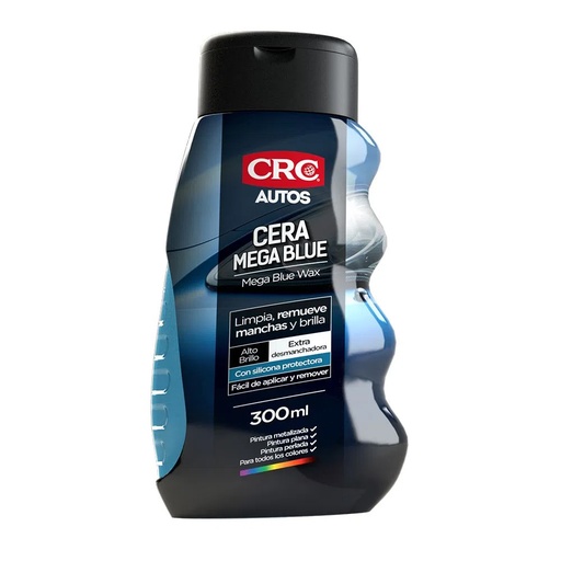 [15876] CERA MEGA BLUE 300 ML PARA AUTOS CRC (10384080)