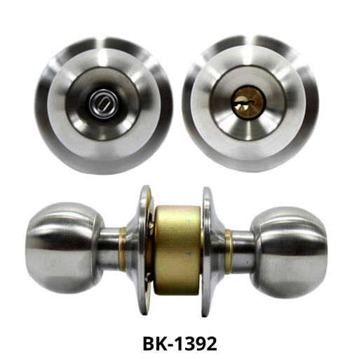 [20540] CHAPA BOLA ALCOBA P/METALICO (COLOR SATINADA) BLISTER (BK-1392)