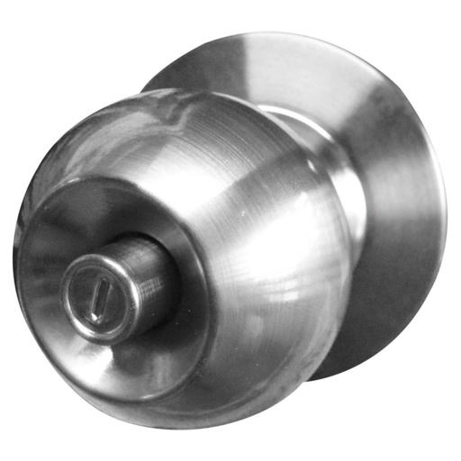 [10807] CHAPA BOLA BANO P/METALICO OVALADO CROMADA CAROLINA YALE (6374)