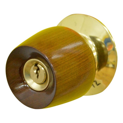 [3942] CHAPA BOLA PUERTA PRINCIPAL P/MADERA YALE BRANDY WINE 5305 (6066)