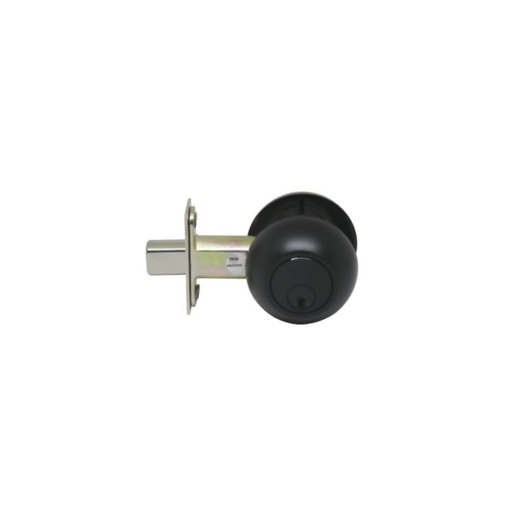 [16845] CHAPA CERROJO SEGURIDAD YALE 170 1/4 NEGRA LLAVE LLAVE  (0009282)