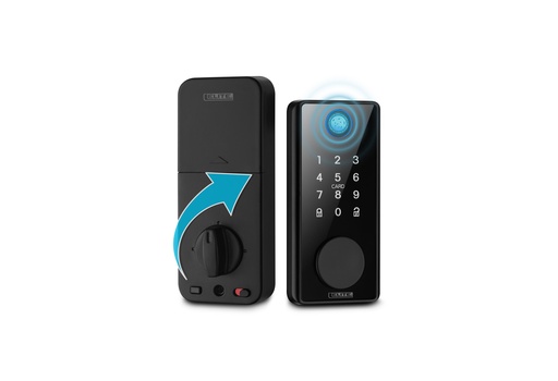 [20473] CHAPA DIGITAL INTELIGENTE DE SOBREPONER ELITE LOCK 5 METODOS DE APERTURA (SL5000)
