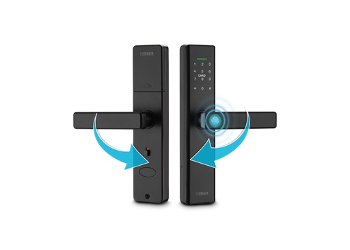 [20474] CHAPA DIGITAL INTELIGENTE DE SOBREPONER ELITE LOCK 5 METODOS DE APERTURA + WIFI(SL5500L)