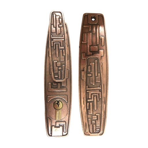 [15843] CHAPA INCRUSTAR AZTECA 45 MM PAV GATO