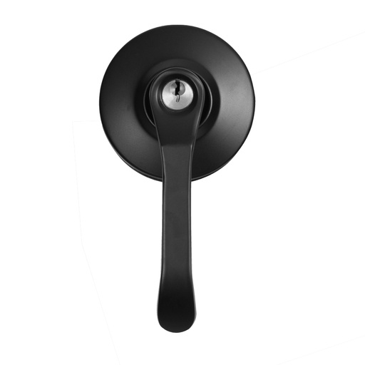 [18751] CHAPA MANIJA BANO NEGRA ACERO INOXIDABLE  UDUKE (HT1630)