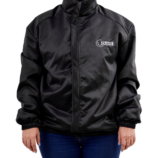 [T94] CHAQUETA ROMPE VIENTO TALLA L NEGRO UDUKE