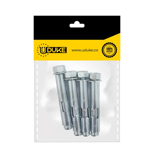 [2661K] CHAZO EXPANSION 3/8X2 1/2 PQT X 4 UDUKE