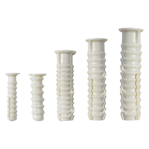 [446] CHAZO PLASTICO ESTRIADO 1/2 X 500 (APROXIMADOS)