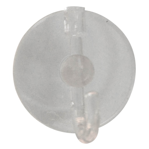[9212] CHUPA ADHESIVA TRANSPARENTE # 4 CON GANCHO PLASTICO (TCH4GT)