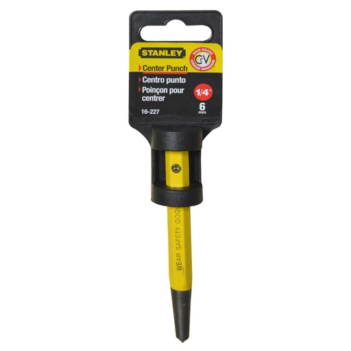 [9725] CINCEL CENTRO PUNTO STANLEY 1/4X10CM(6MM)(16-227)