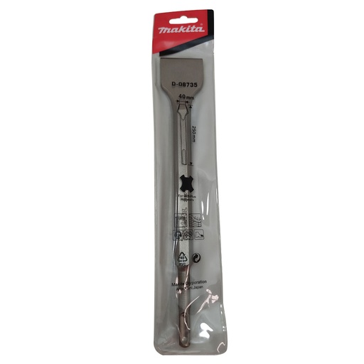 [15008] CINCEL MAKITA SDS PLUS PLANO 40 X 250MM (D-08735)