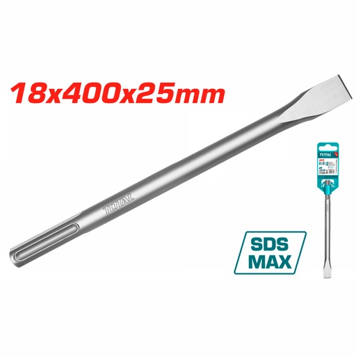 [20562] CINCEL PLANO SDS MAX 18 X 400 X  25 MM SUPER TOTAL (TAC15221821)