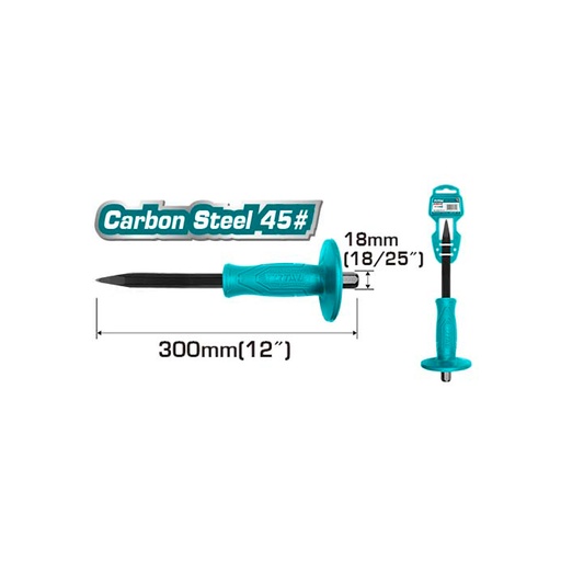 [15517] CINCEL PUNTA 3/4 X 12 CON PROTECTOR TOTAL (THT4221226)