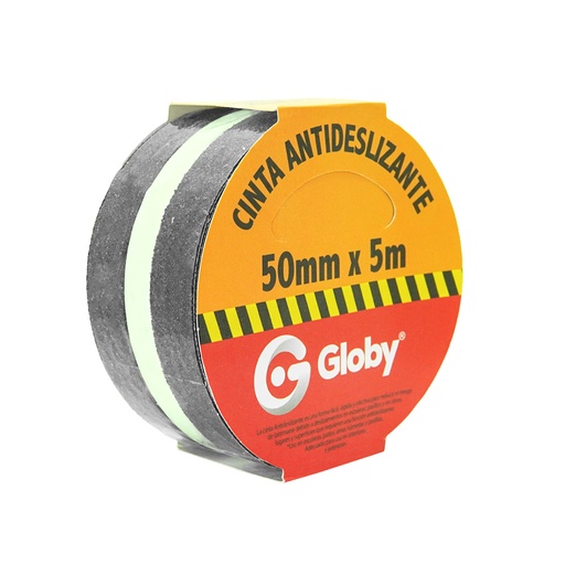 [13750A] CINTA ADHESIVA ANTIDESLIZANTE 2 X 5 MTS REFLECTIVA NEGRA (PT-032)