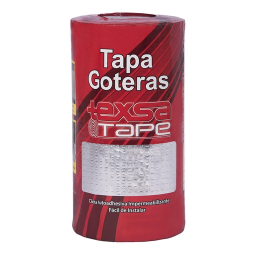 [18449] CINTA ASFALTICA TAPA GOTERAS 20 CM X 5 M ALUMINIO TEXSA TAPE